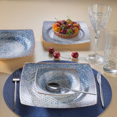 Schafer Earth 24 Parca Yemek Takımı-Mavi