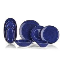 Schafer Haze Yemek Takımı-55 Parça-Kobalt