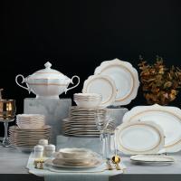 Schafer Laura 60 Parça Altın 02 Yemek Takımı
