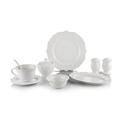 Schafer Naiv Kahvaltı Takımı-34 Parça-Beyaz (Byz03)
