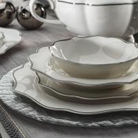 Schafer Sole Yemek Takımı 60 Prç Platin