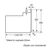 Siemens Fırın Ankastre HB514FBH0T Titanium Gri