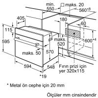 Siemens Fırın HB010FBR1T Ankastre iQ100