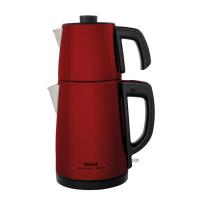 Tea Expert Deluxe Kırmızı Çay Makinesi - Çelik Demlikli
