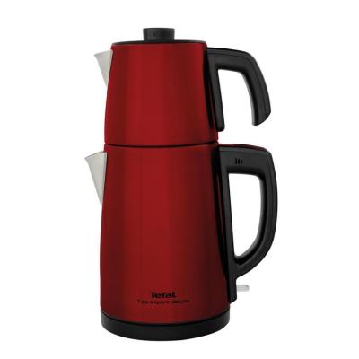 Tea Expert Deluxe Kırmızı Çay Makinesi - Çelik Demlikli